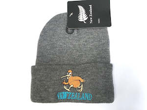 Clothing Fashion: New Zealand Beanie Kiwi Grey
