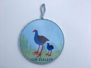 Ceramic Pukeko Wall Art Wall Hanging