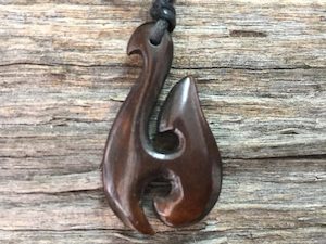 Bone Carving: Bone Carving Pendant Brown Hook