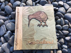 Other Souvenirs: Large Handmade Leaf Photo Album Kiwi p