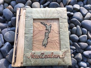 Large Handmade Leaf Photo Album Map A