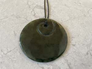 Greenstone Koru: Greenstone Nephrite Jade Large Koru