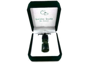 Greenstone Toki: Lashed Greenstone Toki with Twist 50mm