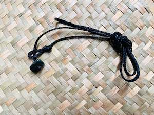 Greenstone Other: Greenstone Cord with Toggle – Plaited Cord for Pendant or Jewellery