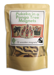 Frontpage: Pukeko in a Ponga Tree magnets