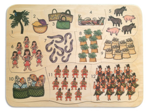 Frontpage: Pukeko in a Ponga Tree puzzle