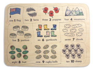 Language Puzzles: Kiwi Count to Ten puzzle