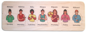 Learn to Sign: Days of the Week puzzle
