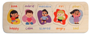 Te Reo Puzzles: Core Emotions puzzle (Long Version)