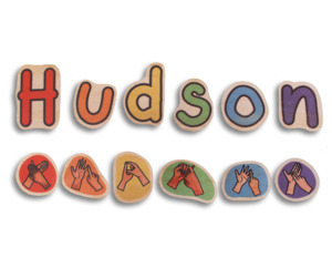 NZ Sign Language Name Magnets