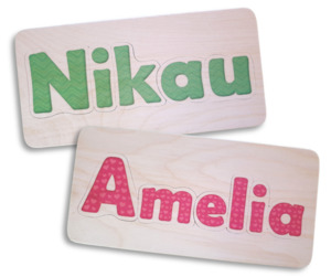 Name Puzzles: 2x Name Puzzles (6 letters or less each)