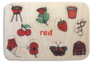 Kiwi Colours Red puzzle