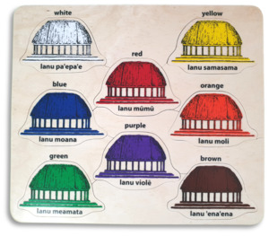 Samoan Puzzles: Fale Colours puzzle