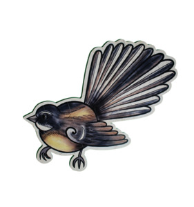 Native Wildlife: Giant Fantail floor puzzle