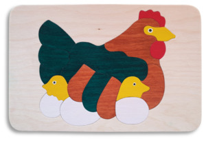 Colourful Fun: Hen & Chicks puzzle