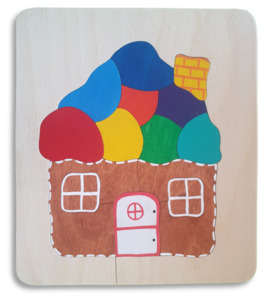 Colourful Fun: Gingerbread House puzzle