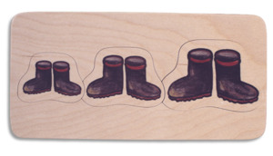 First Puzzles: Three Gumboots puzzle