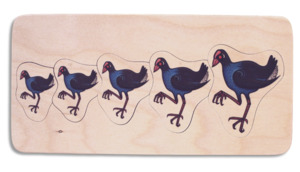 Five Pukekos puzzle