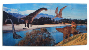 Dinosaurs at the Beach puzzle