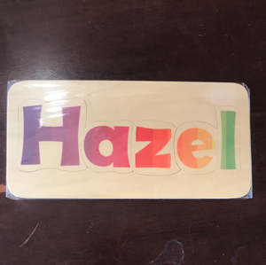 Clearance Name Puzzles: Second - Hazel
