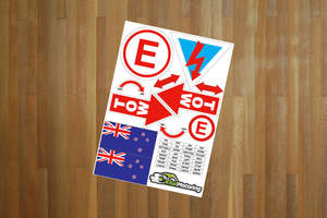 Stickers: A4 Motorsport Sticker Sheet