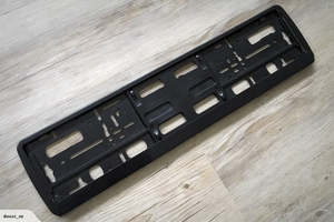 Number Plate Surrounds: Euro Number Plate Surrounds / Plate Holders