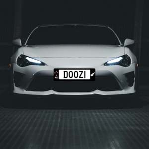 Number Plate Surrounds: Create your own custom NZW60 winged number plate surrounds