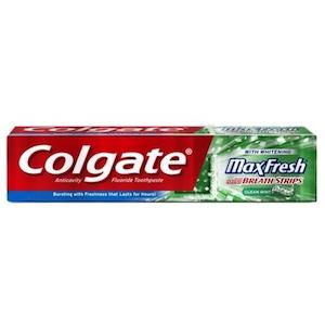 Products: Colgate MaxFresh Clean Mint Toothpaste 100ml