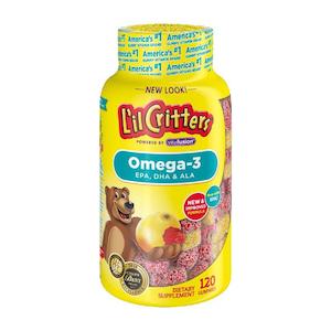 Brain Eye Support: L'il Critters Omega-3 DHA 120 Gummies