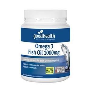 Eye Health: Good Health Omega-3 Fish Oil 1000mg Capsules 400