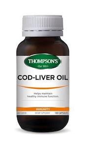 Eye Health: Thompson's Cod-Liver Oil Capsules 100