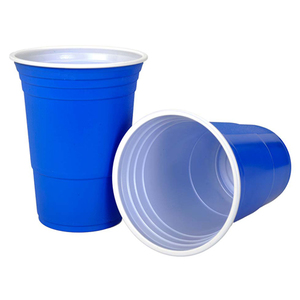 Products: Blue Cups 50pk Kiwipong Suppliers NZ