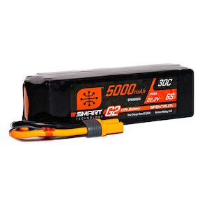 Spektrum 5000mAh 6S 22.2V Smart G2 LiPo 30C IC5 - KiwiQuads