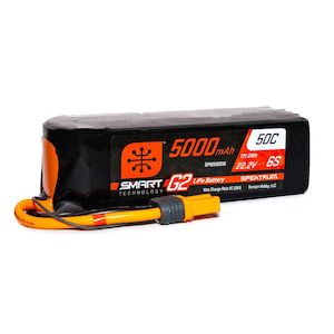 Spektrum 5000mAh 6S 22.2V Smart G2 LiPo 50C IC5 - KiwiQuads