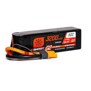 Products: Spektrum 3200mAh 6S 22.2V Smart G2 LiPo 50C IC5 - KiwiQuads
