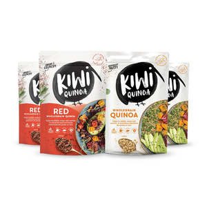 Frontpage: Kiwi Red Quinoa and Kiwi White Quinoa