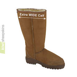 Sheepskin Boots: Extra Wide Calf Ultimate Tall Sheepskin Boots