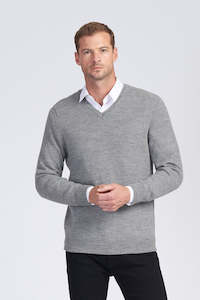 Products: Merino Wool Mens V-Neck Sweater