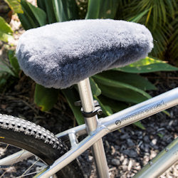 Sheepskin Car Seat Covers Accessories: Sheepskin Bicycle Seat Cover
