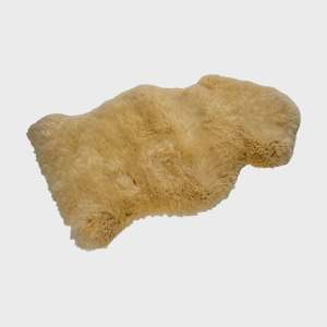 Lambskin For Baby: XL Natural Baby Sheepskin Rug