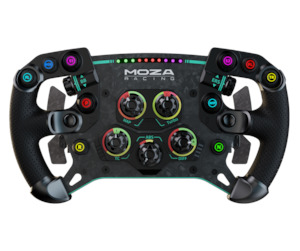 Steering Wheels: MOZA Racing GS V2P Steering Wheel - Faux Leather