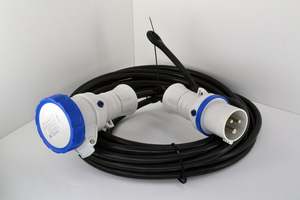 Power Cords: Caravan Lead Rubber 1.5mm