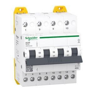 Changeover Switches 1: Changeover Schneider 40 Amp 4 Pole Acti9