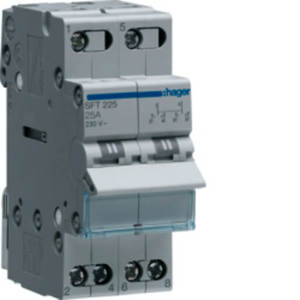 Changeover Switches 1: Changeover Hager 25 Amp 2 Pole