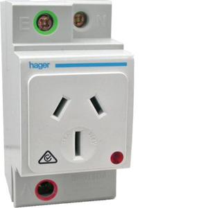 Caravan Switchboards: Socket Hager DIN Mount 15 Amp