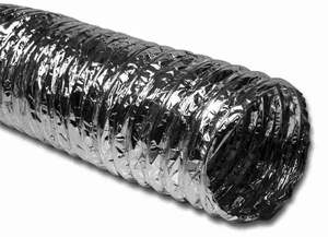 Rangehood Ducting: Ducting 125mm Aluminium Rangehood Flexible