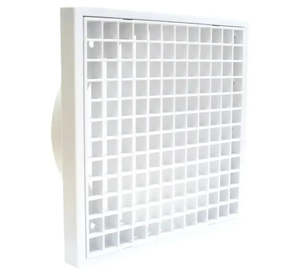 Grille Simx 125mm Rangehood Eggcrate Grille White