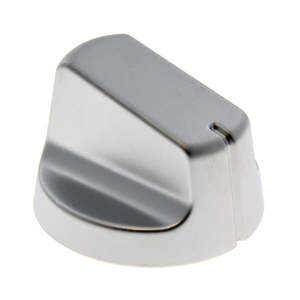 Indesit Ariston Parts: Knob Indesit Gas Burner Silver Plastic IPG