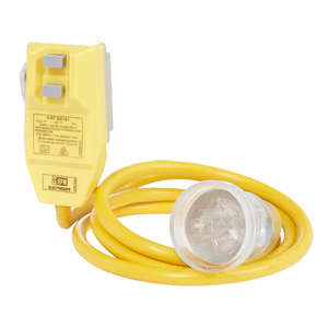 Power Cords: Lead HPM RCD IP56 2 Metre Electresafe