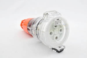 Cord Connector Industrial 32 Amp 4 Pin